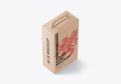 Kraft Box Mockup