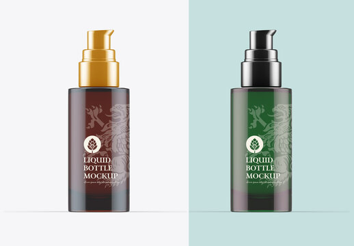 Spray Bottle Mockup