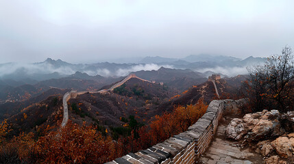 The Great Wall of China at Jinshanling
