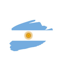 Argentina Flag A Brushstroke of Argentinian Pride and Patriotism