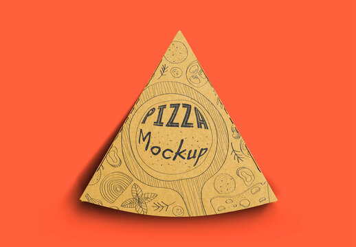 Pizza Slice Box mockup