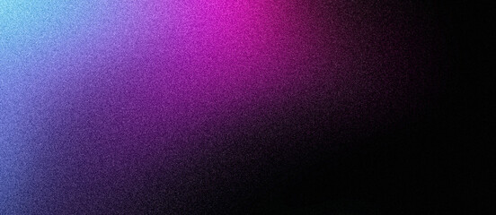 Purple blue black abstract background, dark grainy noise texture poster header cover wallpaper banner backdrop design