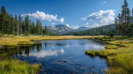 USA - Yellowstone NP, prismatic pool