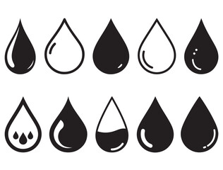 WATER DROP SILHOUETTE