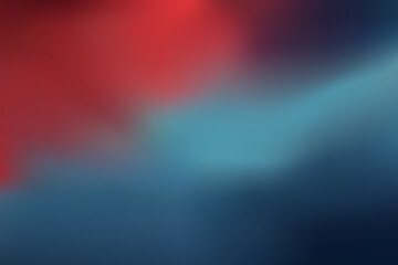 Abstract Gradient Blend of Red and Blue Color Background