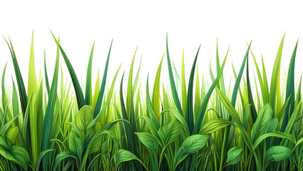Fototapeta premium Green Grass Border