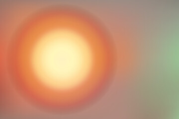 Glowing Halo of Light with Soft Gradient Background