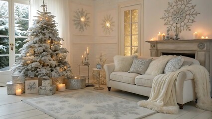 christmas tree with christmas decorations