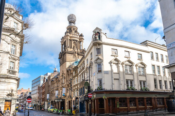 English architecture in the city of london featuring the coliseum theatre