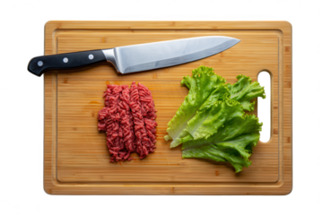 Ground Beef & Lettuce