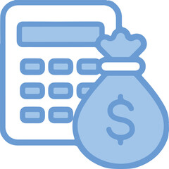 Personal Budget Icon – Financial Planning and Monthly Expense Tracker EPS 10