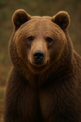 Fototapeta premium brown bear portrait