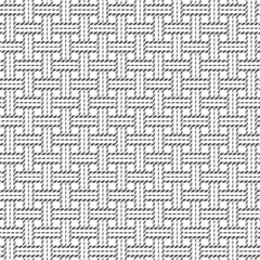 Seamless Black And White Crosshatch Pattern