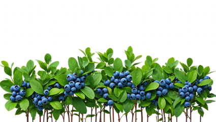Blueberry Bush Border