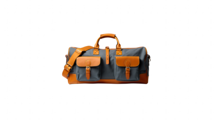 Canvas Leather Duffel Bag