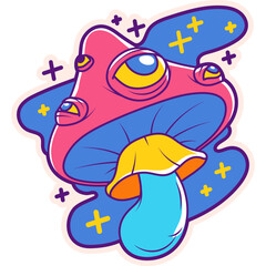 Cartoon creative trend vector illustration