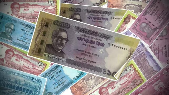 Bangladeshi Banknote Animation Old
