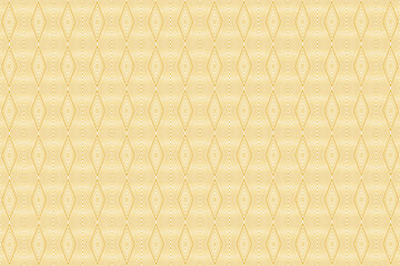 Geometric seamless golden and white pattern. Simple vector graphic. Label and frame, for packaging, for luxury products in trendy linear style.
