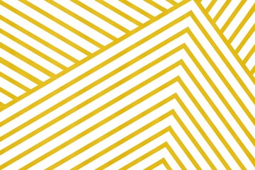 Pattern of golden lines stripes on white background. Abstract background with gold stripes line texture. Luxury background. Beautiful design for wallpaper, decor, cover, card, banner, template, etc.