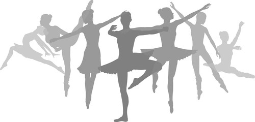 Ballet Dancer Silhouette Dancers Poses Silhouettes © Christos Georghiou