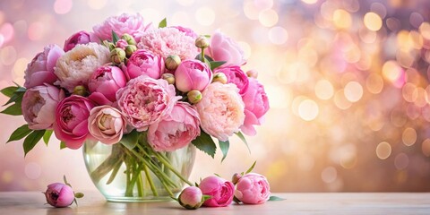  Lush Bouquet Pink Peonies