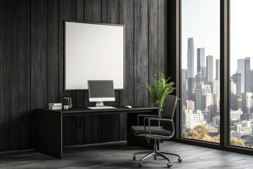 Fototapeta premium Minimalist style office