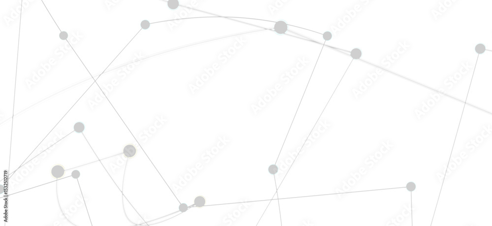 Poster Clean, modern background with interconnected nodes. Ideal for tech, network, and connection concepts.