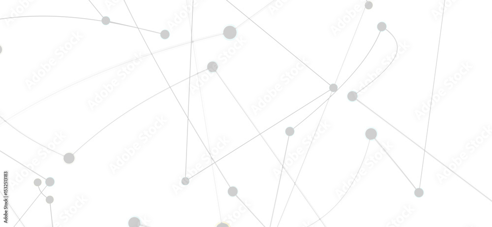 Poster Modern abstract background with network connection nodes. Perfect for tech, data, and communication concepts.