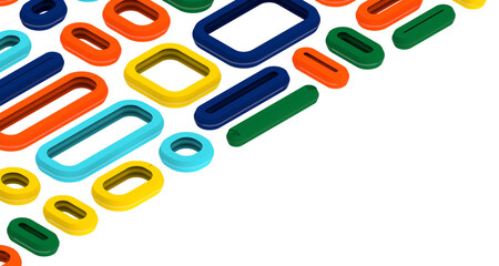 Low poly triangle posters, modern concept - Divider 3d