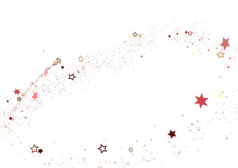 Twinkling Yuletide Skies: Breathtaking 3D Illustration of Falling Christmas Starlights