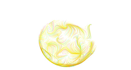 Beautiful abstract image with yellow swirls and lines. Perfect for backgrounds or design elements.