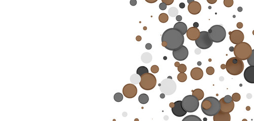 silver confetti explosion festive background