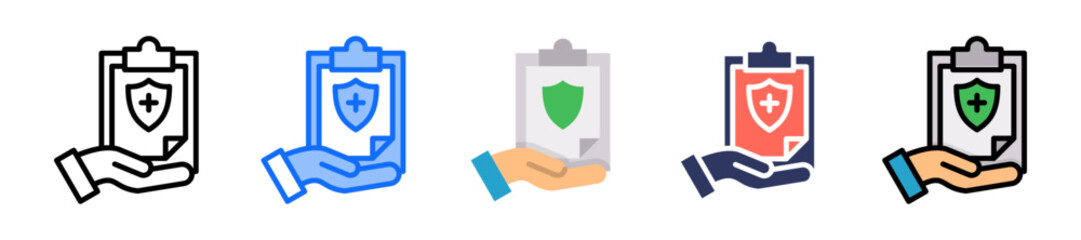 Insurance multiple icon