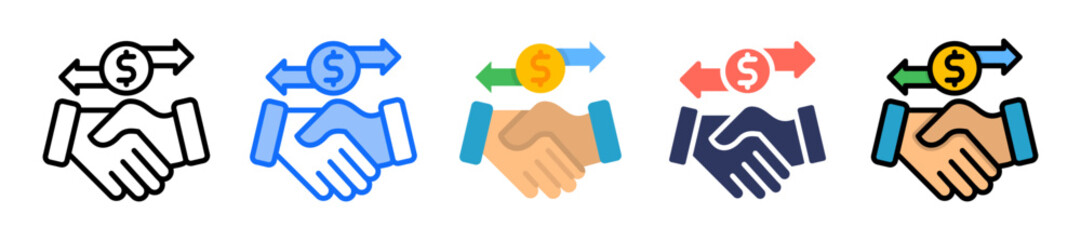 Transaction multiple icon