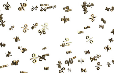 percent rain shopping digital in 3d.