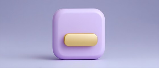 Obraz premium Minimalist purple toggle switch design