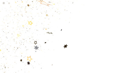 Christmas Star Plummet: Astonishing 3D Illustration Depicting Falling Holiday Stardust