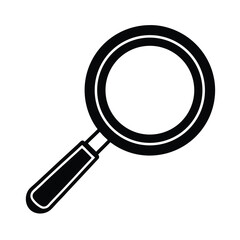Magnifying Glass Icon Outline Vector Illustration
