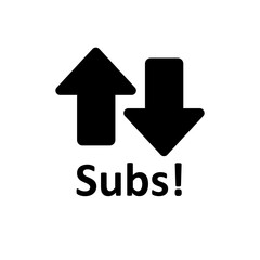 Subtitution Icon Vector