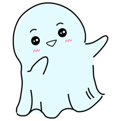 funny cartoon ghost illustration drawing doodle
