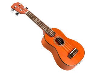 Obraz premium Acoustic guitar isolated on white