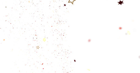 Astral Downpour: 3D Illustration Brings a Shower of Gold Stars