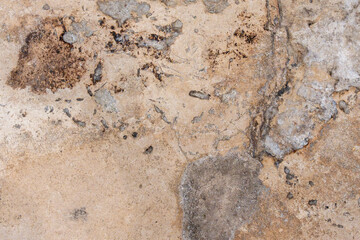 Stained weathered warm color textured stone surface abstrack pattern background wallpaper presentation backdrop surface