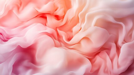 Fototapeta premium Soft, flowing, pastel colored fabric drapes