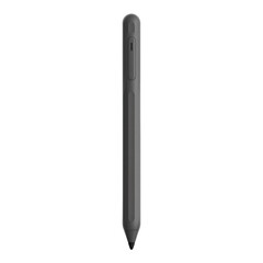 Black digital stylus pen with flat ergonomic body