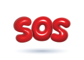 Illustrations Balloon SOS 3D