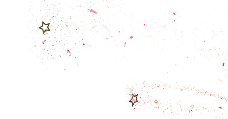 Cosmic Christmas Showers: Dynamic 3D Illustration of Descending Celestial Showers for the Holidays