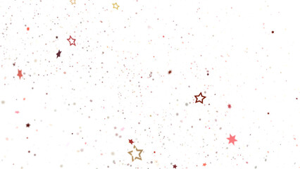 XMAS stars. Confetti celebration, Falling golden abstract decoration for party, birthday celebrate,