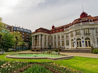 Obraz premium Elisabeth-Bad in Karlsbad in Tschechien