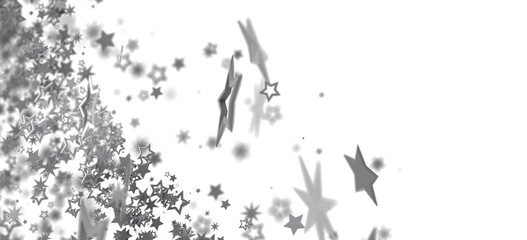 Abstract background with silver stars. Perfect for celebrations, holidays, and festive designs.